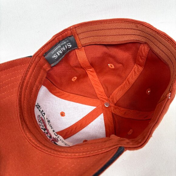 Simms Fishing Saltwater Angler Key West Fla Embroidered Sandwich Bill Cap Hat - Picture 7 of 7